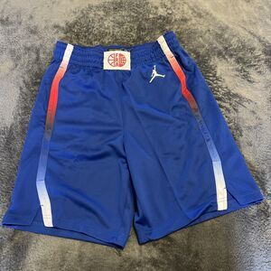 SMALL Nike Men’s France Limited Road Basketball Shorts FQ0391-405